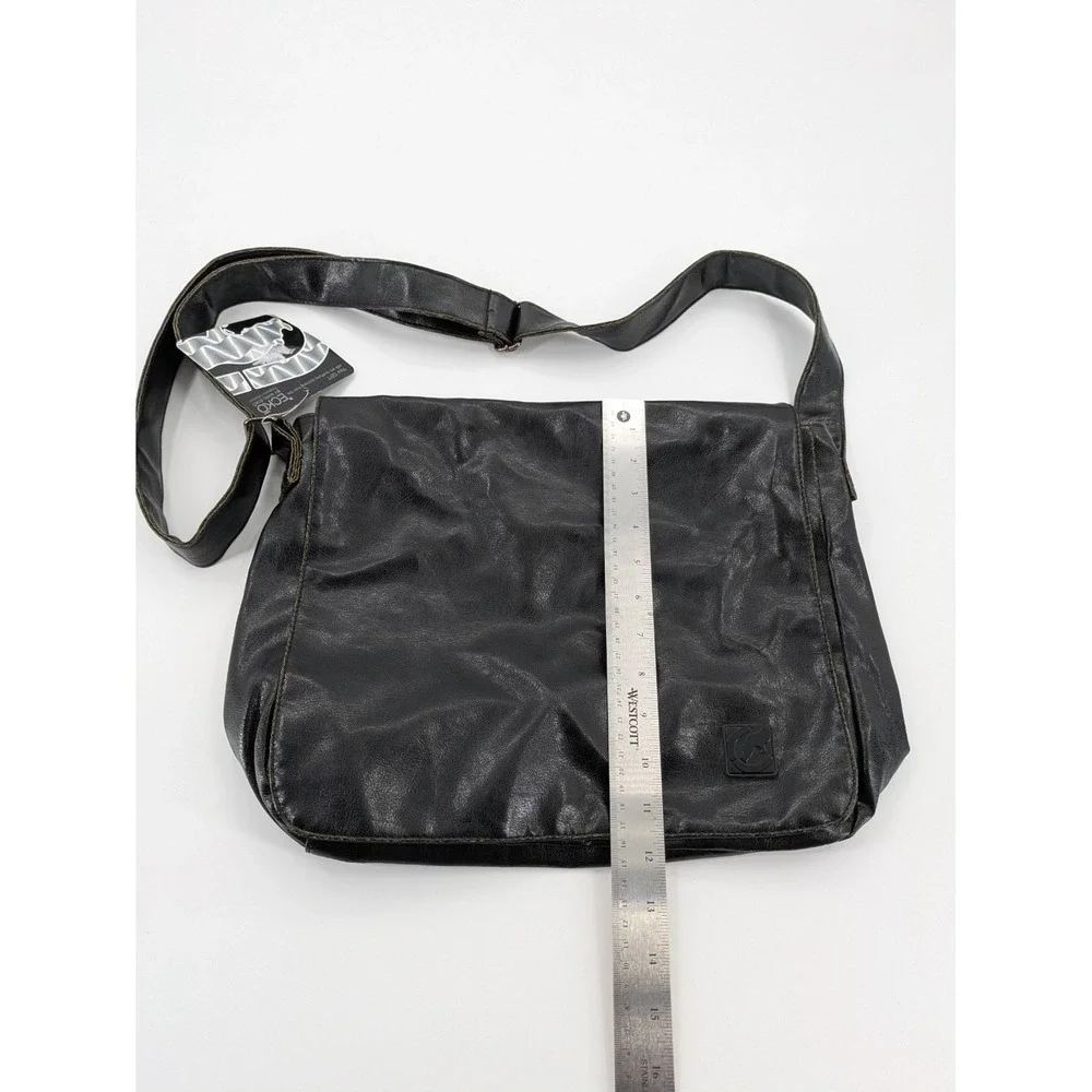 Vintage ECKO By MARC ECKO Messenger Bag Black 14x11 Ecko UNLTD‎ NWT Y2K